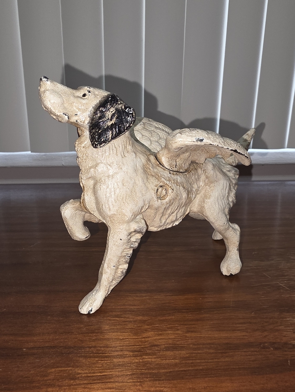 Antique Vintage Cast Iron English Setter Dog Door Stop Decor HEAVY